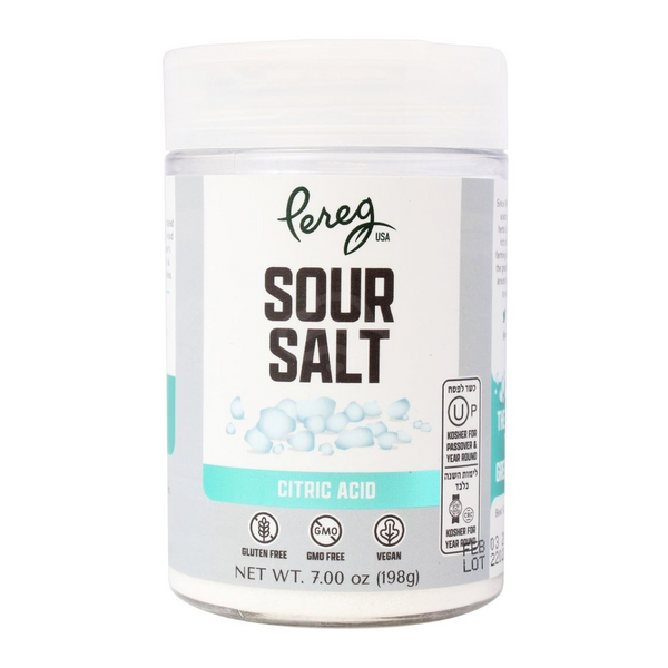 Pereg Sour Salt Crystal Citric Acid 7 oz
