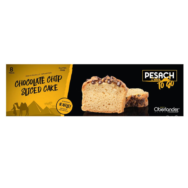 Pesach To Go Gluten Free Chocolate Chip Sliced Cake 8 ct