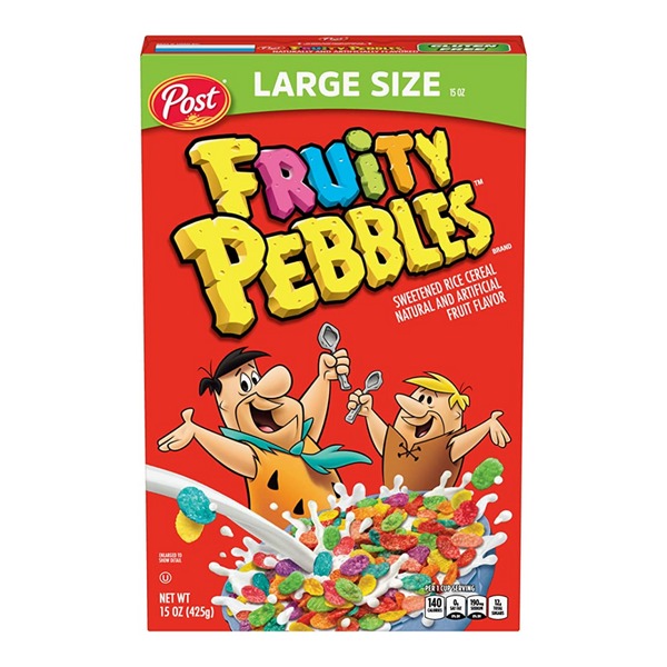 Post Fruity Pebbles Cereal 15 oz