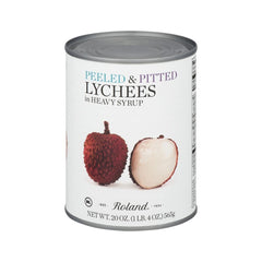Roland Lychees Peeled & Pitted In Heavy Syrup 20 oz