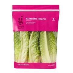 Romaine Hearts 3 ct Bag