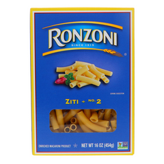 Ronzoni Ziti 16 oz