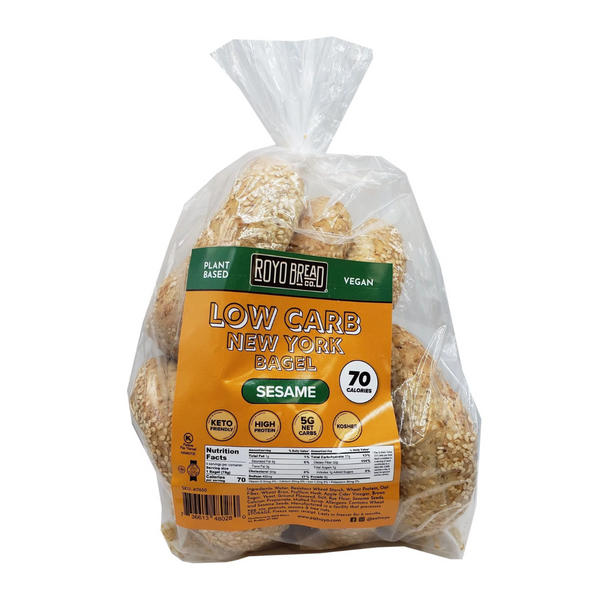 Royo Bread Low Carb New York Sesame Bagels 2.75 oz