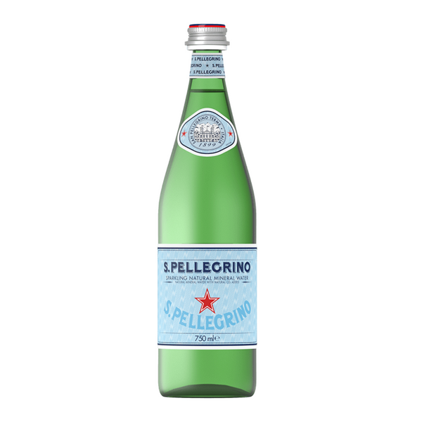 San Pellegrino Sparkling Natural Mineral Water 0.75 lt