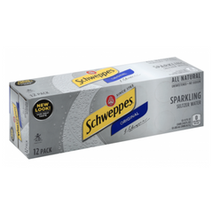 Schweppes Original Sparkling Seltzer Water 12 ct