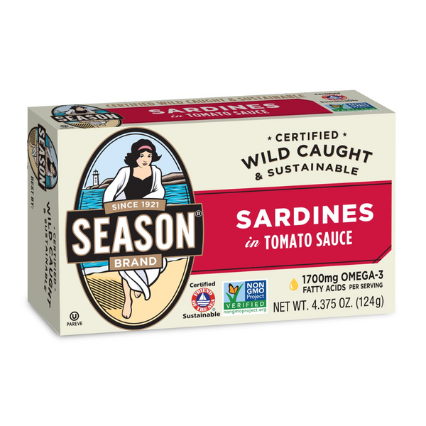 Season Sardines In Tomato Sauce 4.38 oz