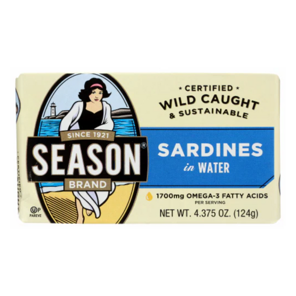 Season Sardines In Water 4.38 oz