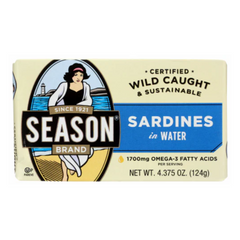Season Sardines In Water 4.38 oz