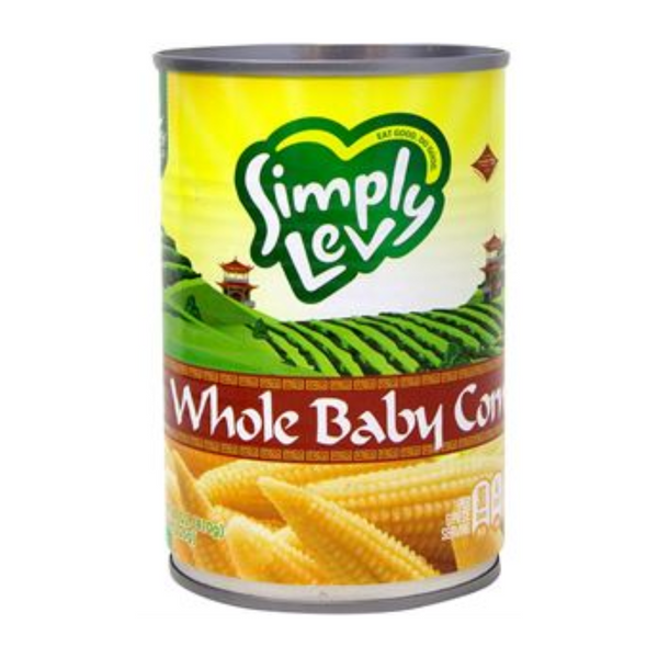 Simply Lev Whole Baby Corn 15 oz
