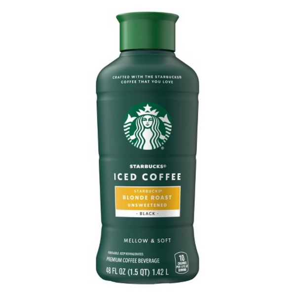 Starbucks Blonde Roast Iced Coffee 48 oz