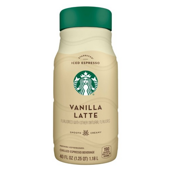 Starbucks Vanilla Latte Iced Espresso 40 oz