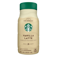 Starbucks Vanilla Latte Iced Espresso 40 oz