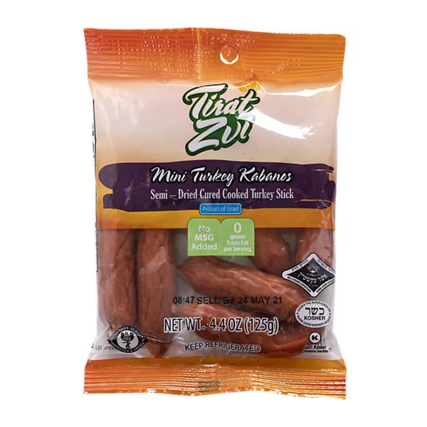 Tirat Zvi Mini Turkey Kabanos 4.4 oz