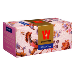 Wissotzky Black Tea Rose Chai 20 ct
