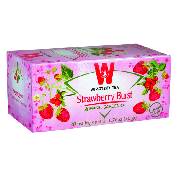 Wissotzky Strawberry Burst Tea 20 ct